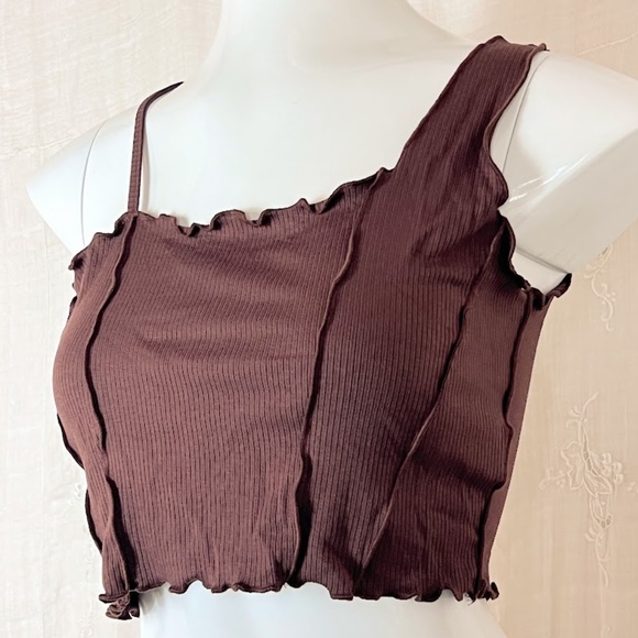 Sexy Shein Ribbed Bandeau NWT Size L 🎉Host Pick🎉 - Picture 2 of 6